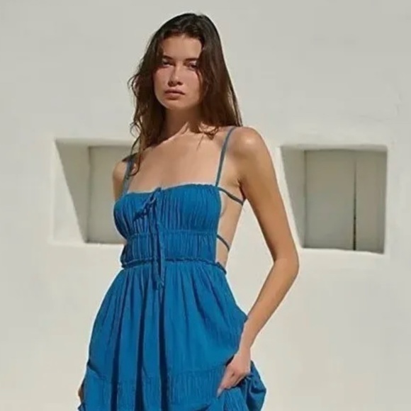 Free People Taking Sides Maxi dress NWT - Picture 1 of 2